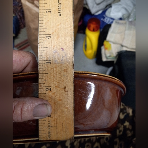 USA Hull brown ovenproof serving dish Oval - Picture 5 of 11